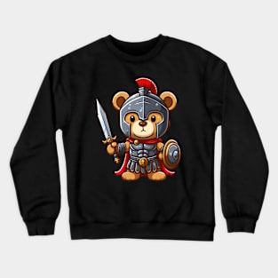 Cute Roman Centurion Bear Kawaii Crewneck Sweatshirt